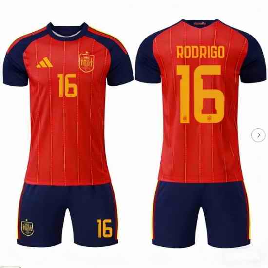 2026 FIFA World Cup Spain Soccer Home Jersey #16